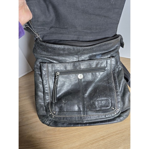 The Sak Black Leather Convertible Backpack Purse – Soft Pebbled Leather - Picture 15 of 16